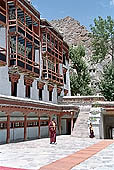 Ladakh - Hemis, the various halls of the gompa are arranged around a courtyard